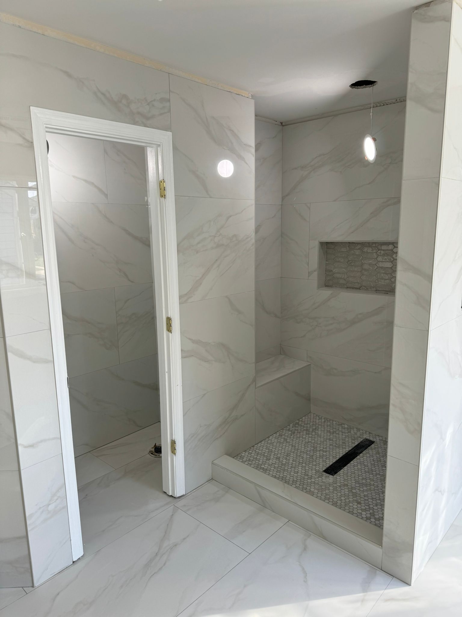 Modern Master Bathroom Remodel in Lewis Center