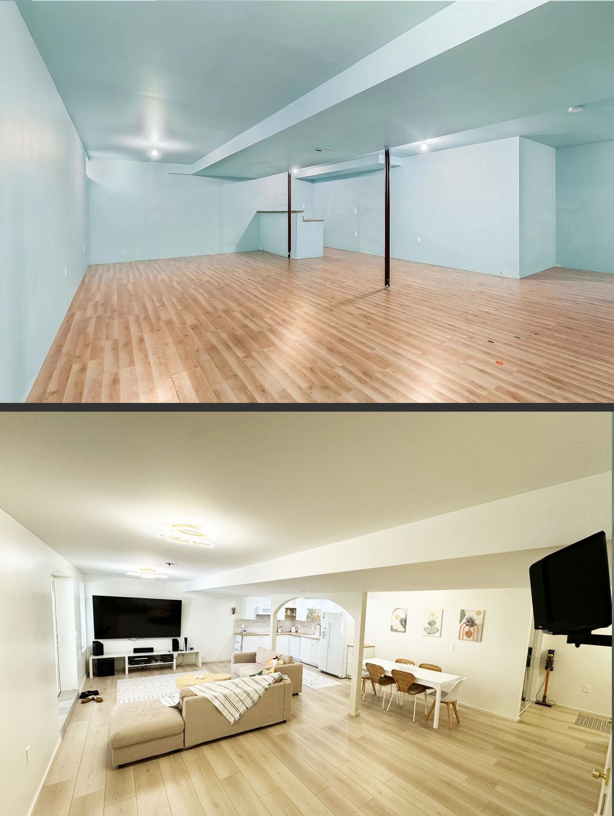 Contemporary Guest Bathroom in Columbus